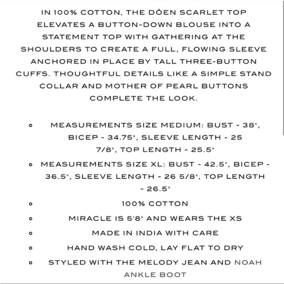 Doen Scarlet Blouse in Plaid - Picture 5 of 10